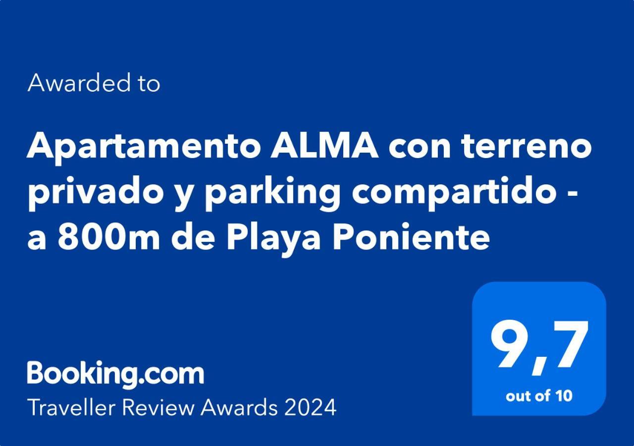 Apartamento Alma Con Terreno Privado Y Parking Compartido - A 800M De Playa Poniente Benidorm Dış mekan fotoğraf